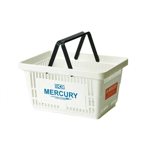 ★ MEMABAWHホワイト マーキュリー 雑貨 通販 かご バスケット 大きい 収納 ランドリー 買い物かご MERCURY 男前 買い物カゴ レトロ ショ