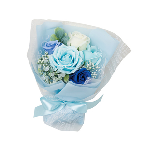 * blue * elegant Mini bouquet HillTop Hill top elegant Mini bouquet bouquet soap flower flower soap soap flower 