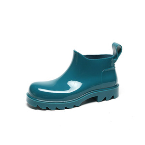* blue * 36(23cm) * rain boots Short pmyrains001 rain boots Short lady's rain shoes boots rain boots 