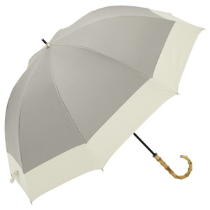 ☆ BICA Color/Grey ☆ Потому что, потому что Pu Coating Pu Cating Shadow Long Umbrella Большой бикоуз