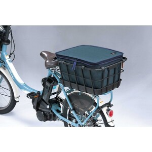 * navy bicycle rear basket cover mail order rear basket two -step type bag high capacity large 2 -step type basket cover basket cover anti-theft rear type water-repellent is 