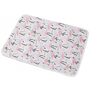 * pink flamingo pet sheet ... mail order M size toilet seat manner goods pet seat toilet mat toilet mat waterproof mat 