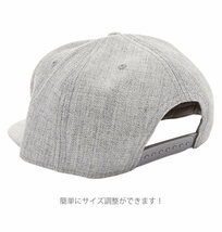 ☆ 4.RD(つば)xHGY ☆ SNAPBACK otto オットー キャップ 帽子 メンズ 通販 無地スナップバックキャップ レディース ユニセックス 無地 シ_画像6