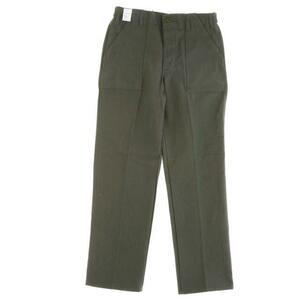 ☆1802.オリーブドラブ☆W33xL32 トラウザー メンズ GUNG HO ガンホー CAMP FATIGUE TROUSER ファティーグ トラウザーパンツ MADE