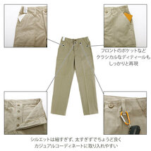 ☆ 1807.ブラウン ☆ W34xL32 トラウザー メンズ 通販 GUNG HO ガンホー CAMP FATIGUE TROUSER ファティーグ トラウザーパンツ MADE IN US_画像6