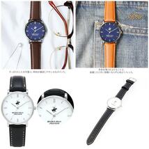 ☆ sv/紺/ブラック ☆ BEVERLY HILLS POLO CLUB 腕時計 36mm 腕時計 メンズ レディース ブランド POLO CLUB ポロクラブ おしゃれ 大人_画像7