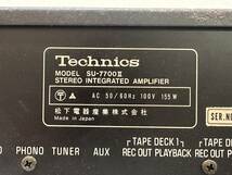 B302-000000 Technics テクニクス ステレオプリメインアンプ SU-7700II オーディオ機器 ステレオ機器 通電動作確認済 ③_画像10