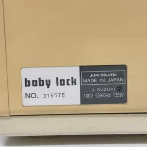 E321-T18-430 JUKI ジューキ ロックミシン baby lock 衣縫人 BL54 卓上ミシン 家庭用ミシン 業務用 通電動作確認済み③の画像7