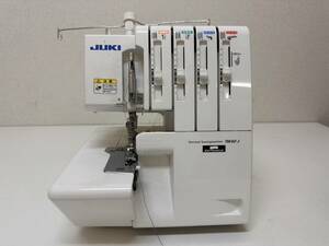 E325-T23-637 JUKI ジューキ ロックミシン model fM40-J 家庭用ミシン 卓上ミシン 業務用 通電動作確認済み③