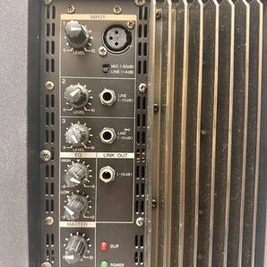 F322-T6-2255 YAMAHA ヤマハ POWERED SPEAKER 100Wパワードスピーカー MSR100 アンプ オーディオ機器 通電確認済の画像6