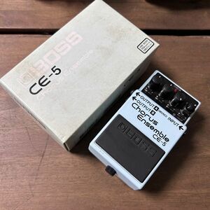 BOSS ボス CE-5 Chorus Ensemble エフェクター 元箱 説明書