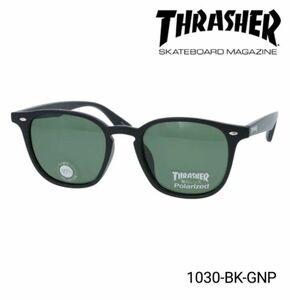 【2024年継続モデル・新品】THRASHER スラッシャー　JADE　偏光サングラス　男女兼用　1030-BK-GNP