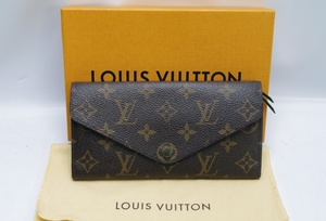 1* ルイヴィトン ポルトフォイユジョセフィーヌ M60163 グリーン ヴェール 緑 中古品 LOUISVUITTON TN4132 財布 ３つ折り財布