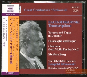 KTYT2404-288＞NAXOS Historical◇ストコフスキー＆フィラデルフィア管／バッハ・トランスクリプションズ 1927-39年録音