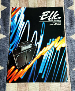 カタログ　ELK　エルク　ELECTRIC MUSICAL INSTRUMENTS CATALOGUE　1975年　ミュージックランドKEY　パンフレット　パンフ　冊子　貴重