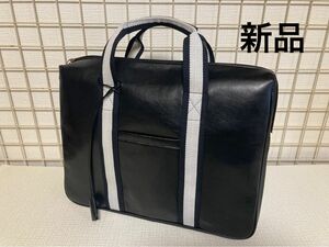 ラスト1個 新品 UQ MONTREAL ビジネスバッグ カジュアルトート鍵付き 黒系