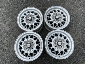 1円スタート 希少 BBS MAHLE マーレー 6J×13+33 100/4H VW純正 ゴルフ1 KBA40134 13インチ 4穴 JDM USDM 