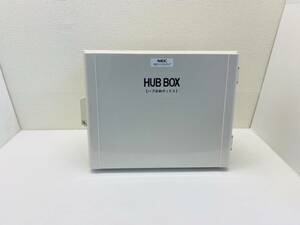 な1252-1　NEC　HUB BOX　ハブ収納ボックス　通信機器収納　右開き　W470×D180×H400ｍｍ　引取り歓迎☆　飲食店/厨房/店舗/業務用