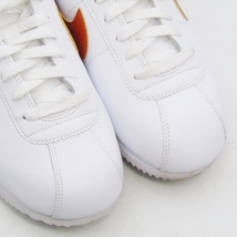 美品 NIKE ナイキ 27cm CORTEZ DM4044-102 コルテッツ ランニングシューズ WHITE/CAMPFIRE ORANGE 22000527_画像5