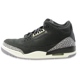 NIKE ナイキ 26.5cm WMNS AIR JORDAN 3 RETRO CK9246-001 ウィメンズ OFF NOIR/BLACK-SAIL 22000536