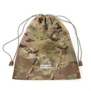 WILDERNESS EXPERIENCE × B:MING by BEAMS ウィルダネスエクスペリエンス ポーチ 別注 巾着バッグ メッシュ 日本製 CAMO 28007481
