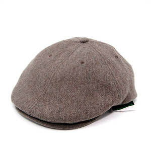 未使用 WHIMSY ウィムジー ハンチング WMS-23AW2-023 WOOL SNAP BACK HUNTING ウール スナップバック ブラウン 28007488