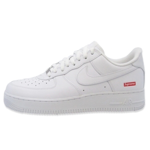 未使用 NIKE × Supreme ナイキ 27cm AIR FORCE 1 LOW CU9225-100 エアフォース1 シュプリーム ホワイト 白 22000581