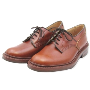 未使用 Tricker's トリッカーズ UK6.5 プレーントゥ 5636/7 WOODSTOCK ウッドストック ダイナイト マロンアンティーク 35003127