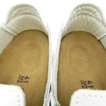 未使用 BIRKENSTOCK ビルケンシュトック 41 Linz SL NL 583174 スリッポン スーパーグリップ 本革 ホワイト 白 35003138_画像5