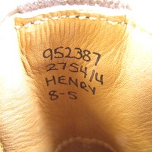 未使用 Tricker's トリッカーズ UK8 ブローグ サイドゴアブーツ 2754/4 HENRY ヘンリー ウィングチップ エスプレッソ 35003130_画像6