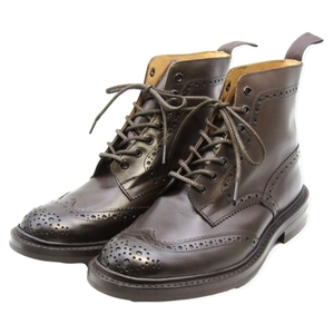 Неиспользуемые хитрости Tricker's UK7.5 Страновые ботинки 5634/10 Стоу Burnish Dust Boots Espresso 35003128