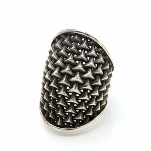M*A*R*S MARSma-z ring Composite Tetra COMPOSIT SERIES SV925 knitting mesh ring unisex 16.5 number 28007537