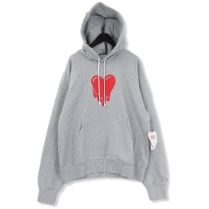 未使用 EMOTIONALLY UNAVAILABLE エモーショナリー アンアベイラブル EU HERT PULLOVER HDIE EU-S23-0000-032 パーカー GRAY XL 71009248