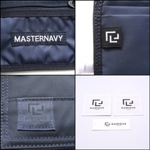 美品 RAMIDUS ラミダス ミニ財布 B022018 MASTER NAVY マスターネイビー 二つ折り財布 ネイビー 24002987_画像9