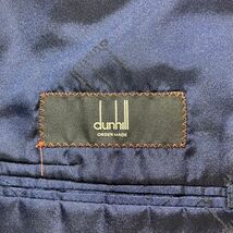 【優雅の極み】 ダンヒル　dunhill　Lサイズ程度　ネイビー　ストライプ柄　紺　スーツ セットアップ　総裏　2B　メンズ_画像10