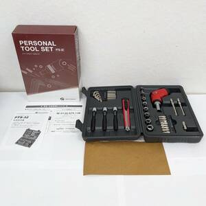 ★☆【4173】未使用品 角利産業 (KAKURI) MULTICRAFT マルチクラフト パーソナルツールセット PST-32 工具セット 取説付き☆★