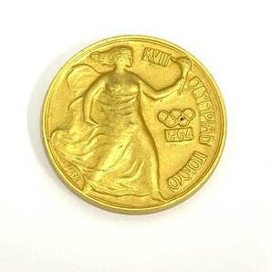 【4279】オリンピック 記念コイン ゴールドカラー 東京オリンピック 1964年 TOKYO 第18回 メダル コイン 記念メダル 金 ケース付の画像4