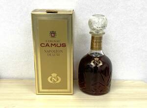 【4235】未開栓 CAMUS カミュ COGNAC NAPOLEON DE LUXE コニャック ナポレオン デラックス デキャンタボトル 700ml