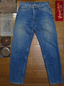 W30★希少品番【Levis】リーバイス603-0217ビンテージ【1980年代】ハイウエスト【テーパード(裾に向けて細く)】フィリピン製359即戦力で★