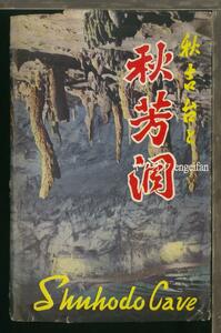 ♪絵葉書21634┃秋吉台と秋芳洞8枚袋付┃鍾乳洞 山口県 カラー┃