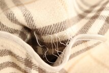 Burberrys バーバリーズ ロング コート アウター 羊毛 90％ カシミヤ 10％ ベージュ系 サイズ38 レディース 婦人 チェック 1654-MS_画像8