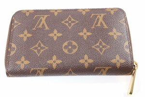 LOUIS VUITTON ルイヴィトン モノグラム ジッピー コンパクト ウォレット ラウンドファスナー 長財布 1665-TE