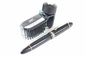 【2点】 MONTBLANC モンブラン マイスターシュティック 万年筆 4810 ペン先 585 14K 刻印 M 万年筆用インクボトル 1884-MS