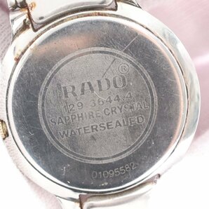 ★RADO ラドー FLORENCE フローレンス 129.3644.4 クオーツ デイト メンズ 腕時計 2004-TEの画像8