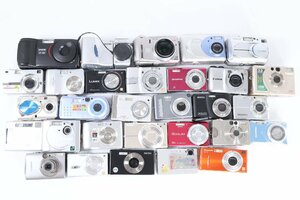 【30点】 PENTAX/Canon/CASIO/NIKON/Panasonic 等 コンパクトカメラ デジタルカメラ デジカメ まとめ売り 2256-MS
