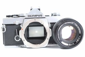 OLYMPUS OM-1 オリンパス フィルムカメラ 一眼レフ OM-SYSTEM F.ZUIKO AUTO-S F1.8 50mm 単焦点レンズ 2081-TE