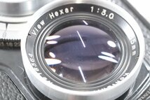 KONICA コニカ KONIFLEX View Hexar 1:3.0 85mm Hexanon 1:3.5 85mm 二眼レフ フィルムカメラ 角型メタルフード付き 1987-TE_画像10