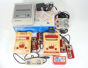 任天堂 ニンテンドー Nintendo ファミリーコンピューター スーパーファミコン ゲーム機 本体 カセット 箱付き有 まとめ売り 1797-AS