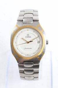 ★OMEGA オメガ Seamaster シーマスター ポラリス Ref.396.1022 Cal.1441 クオーツ デイト メンズ 腕時計 1816-TE