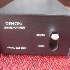 DENON デノン AU-305 TRANSFORMER 動作未確認 動作保証なし bi6の画像2